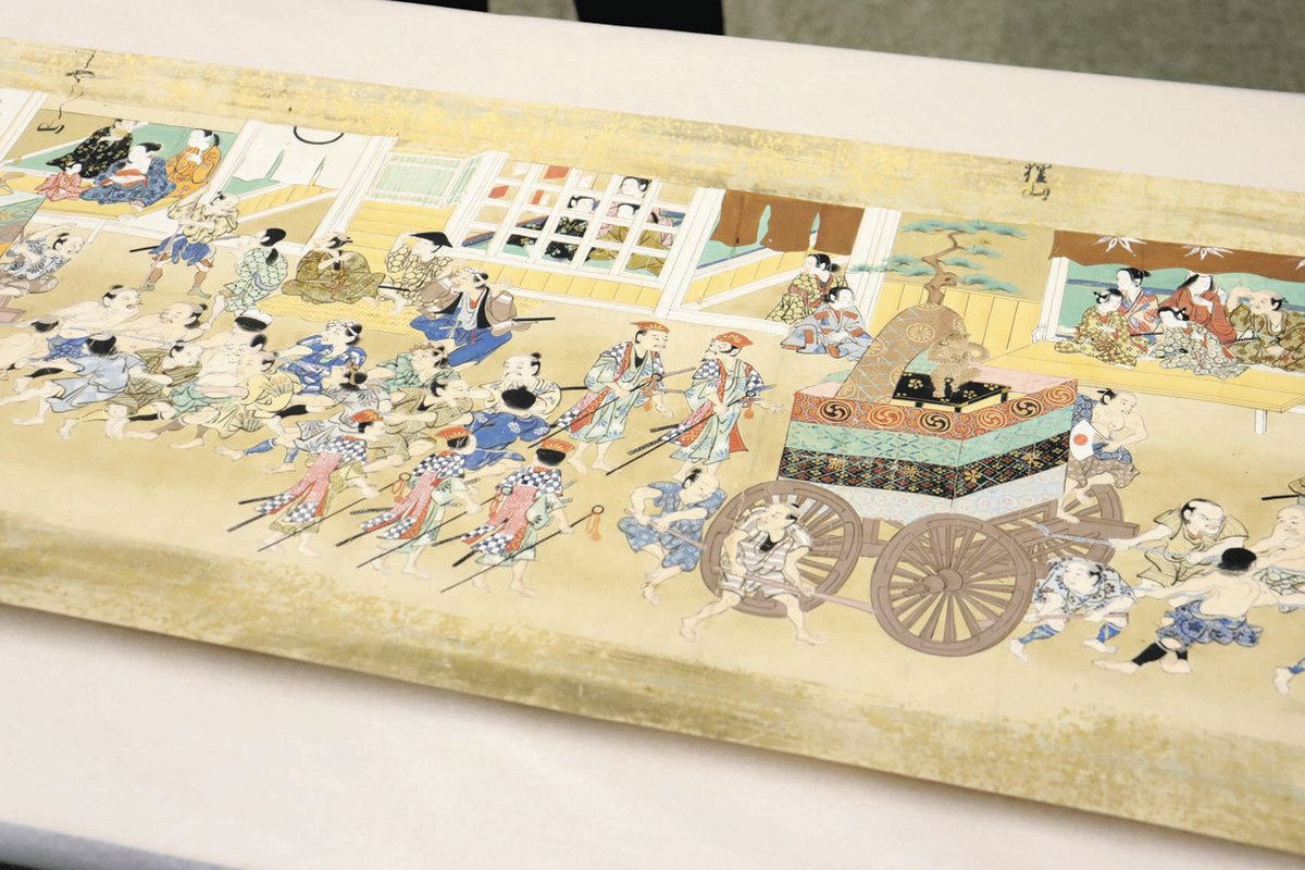 350年前の大津祭描いた絵巻発見 大津市歴史博物館で9月8日から展示：中