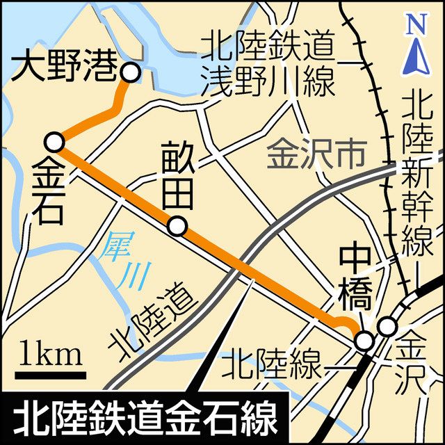 往時の記憶と写真 今も 北鉄金石線廃止から半世紀：北陸中日新聞Web
