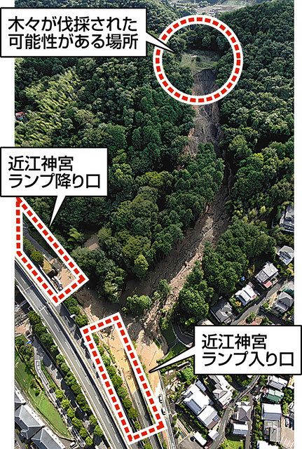 西大津バイパス、盛り土原因で土砂流入か 大津市が調査 ：中日新聞Web