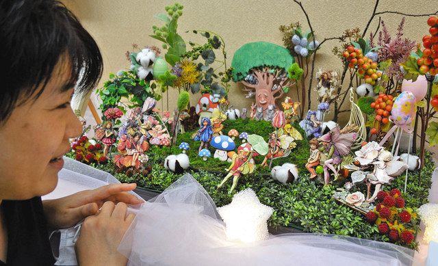 妖精や浮世絵を立体的に表現 名古屋市博物館で シャドーボックス 作品展 中日新聞web