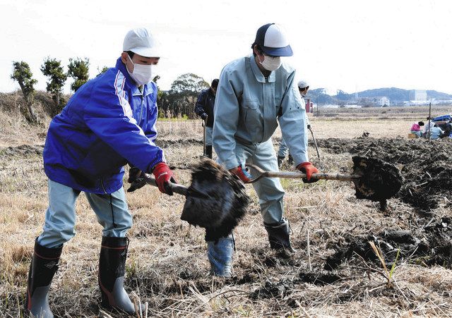 夢育つ ビオトープ 前向花畑隣を浜名特支生徒が整備 中日新聞しずおかweb