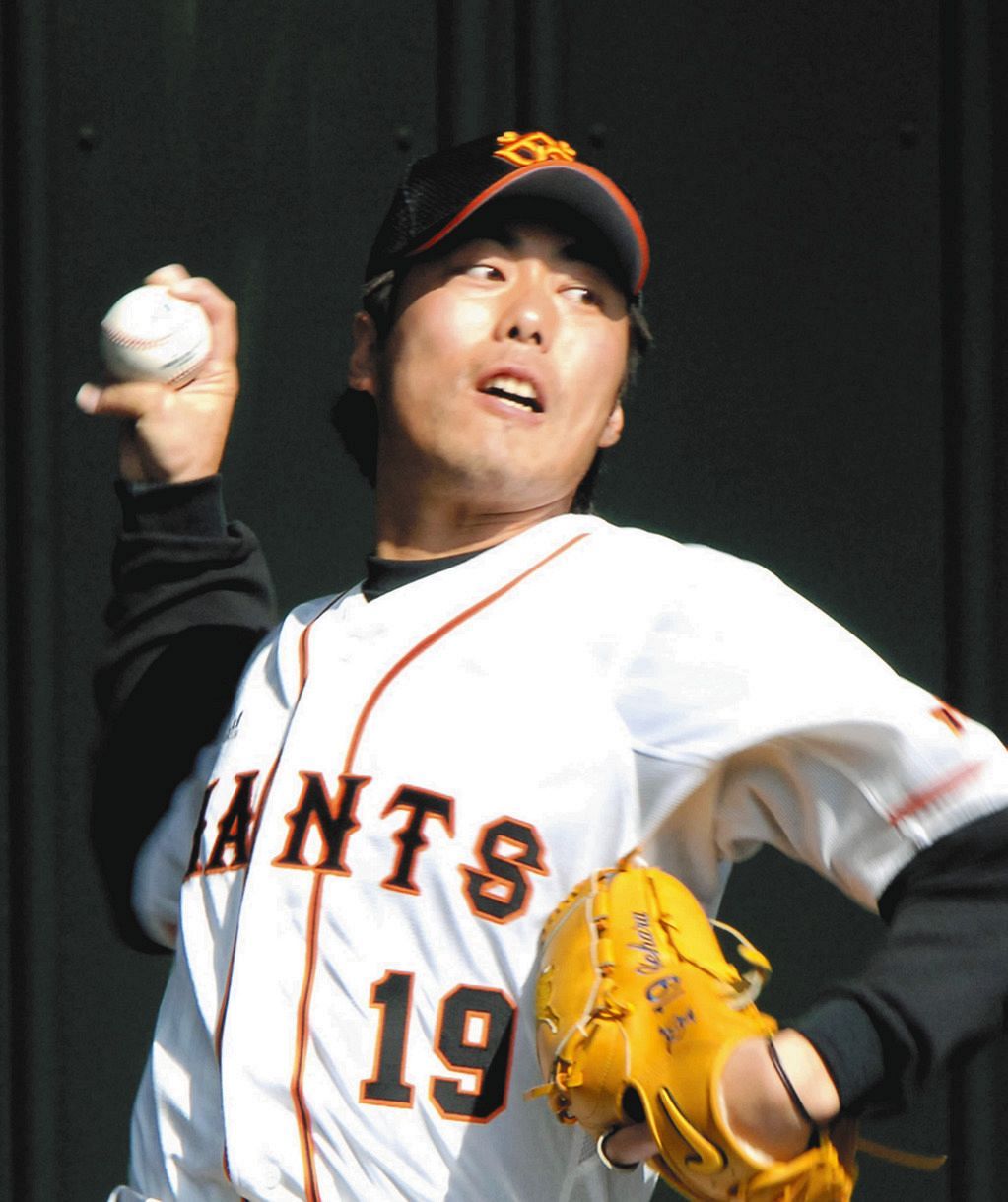 写真】上原浩治の黄色いグラブ：中日スポーツ・東京中日スポーツ