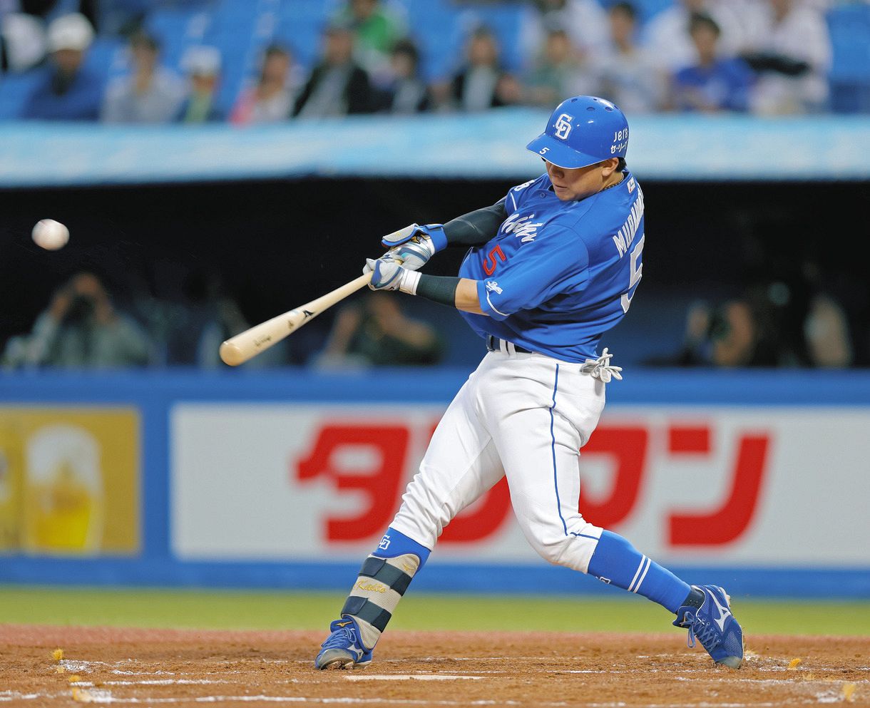 中日・村松開人、今季1号2ラン「チームの良い流れに乗せてもらいました