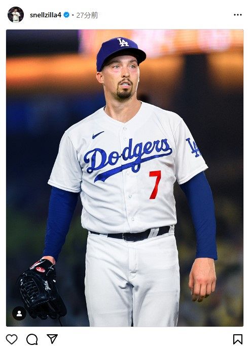 ドジャース、サイ・ヤング賞左腕スネルと合意と米報道… 5年277億円