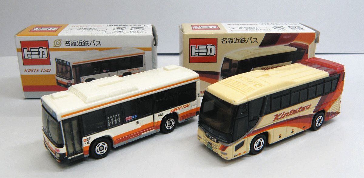 オリジナルトミカで名阪近鉄バスの路線バスを忠実再現 イオン