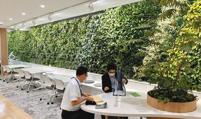 矢作建設 オフィス緑化事業に参入へ バイオフィリック で生産性向上 中日新聞web