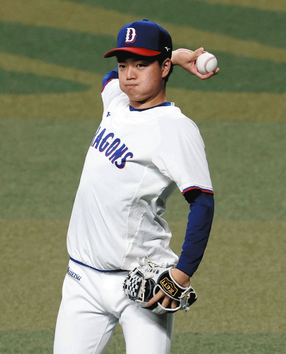 中日・桜井頼之介、母の日にプロ初勝利へ！ 巨人戦2度目マウンドに