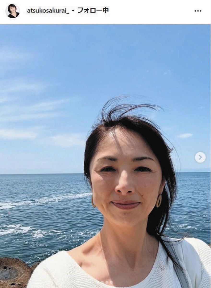 櫻井淳子、52歳の近影【写真】：中日スポーツ・東京 …