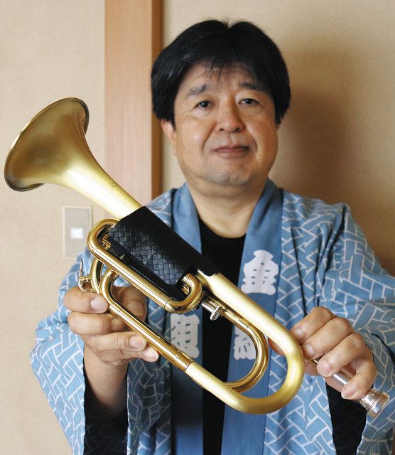 1本2役の絶妙ラッパ 南区の磯部さん考案：中日新聞しずおかWeb