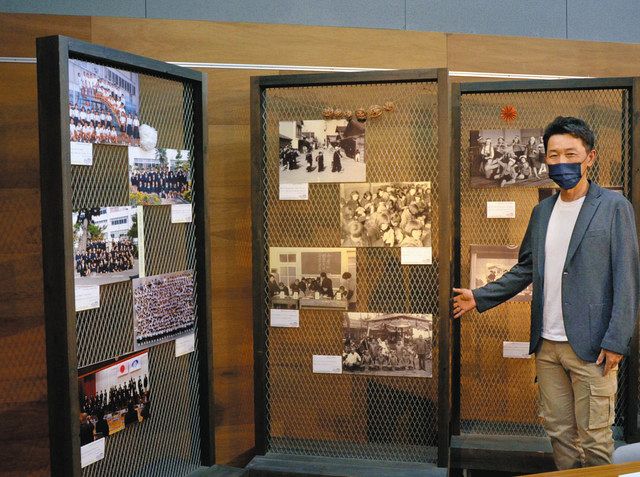 美川小150年の変遷たどる ＪＲ美川駅で展示 子どもや校舎写す：北陸中日新聞Web