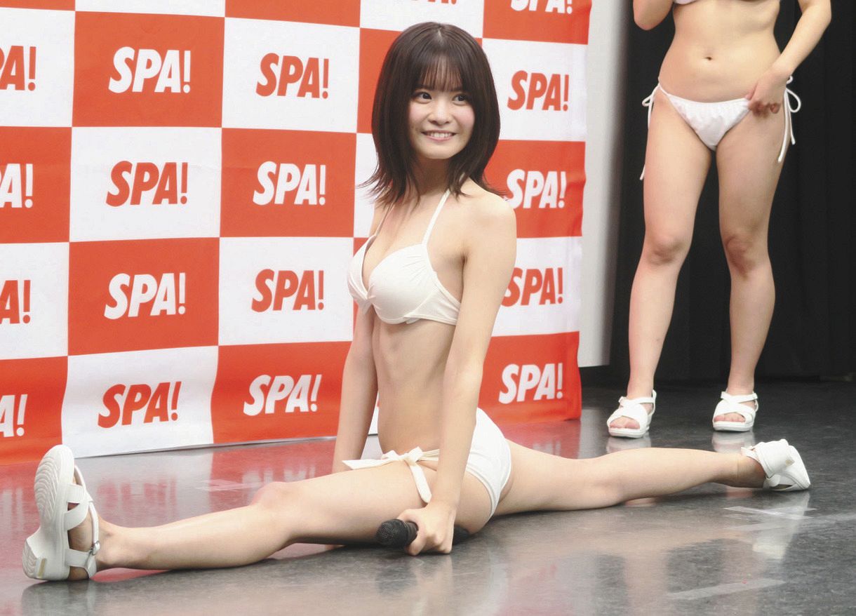 「ミス　ＳＰＡ！」初代グランプリに輝いた山本栞は前後開脚を披露