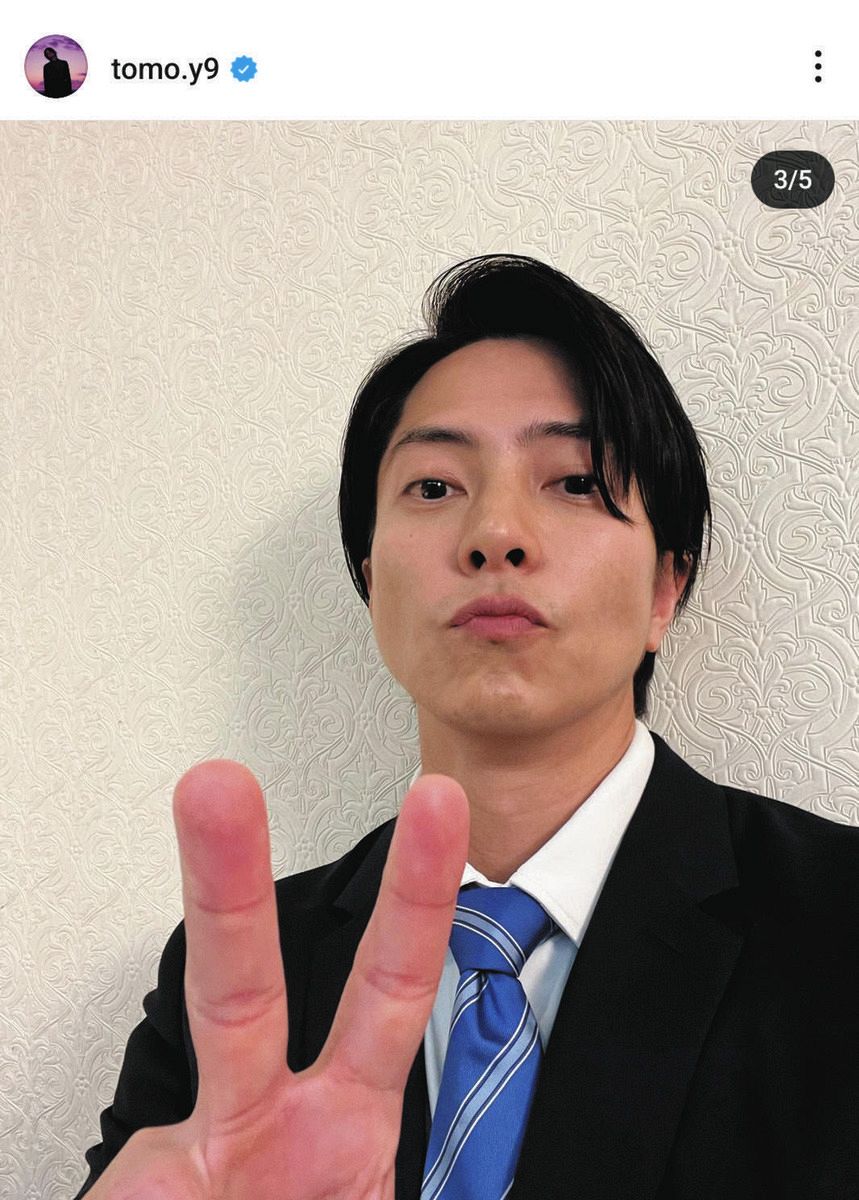 ◇『正直不動産2』山下智久、オフショット【写真】：中日スポーツ