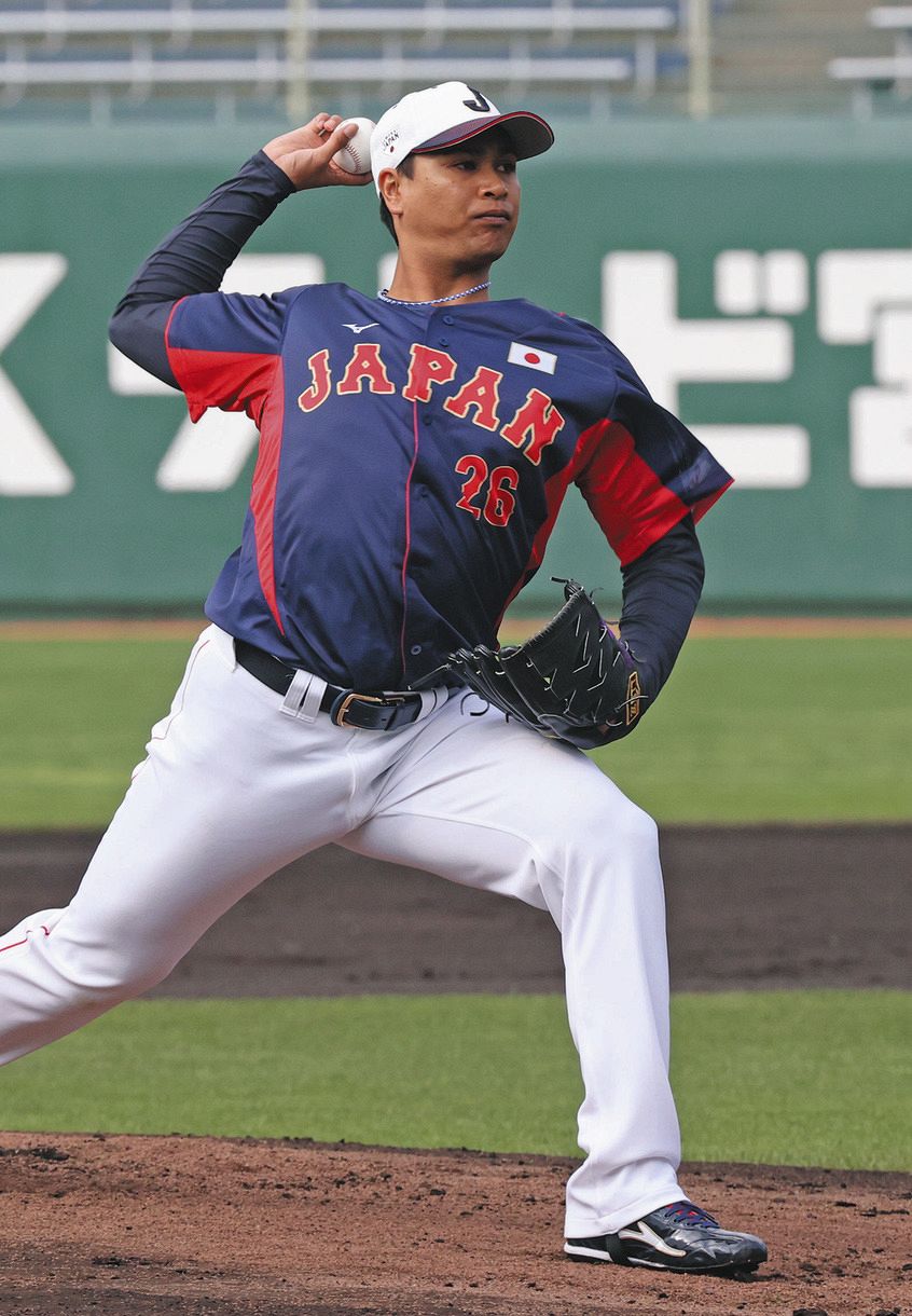 オリックスバファローズ 宇田川優希 侍ジャパン ビジター