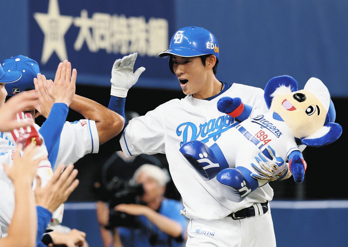 中日・上林誠知、”お礼行脚第2章” ビジター6連戦は高校3年間を過ごし