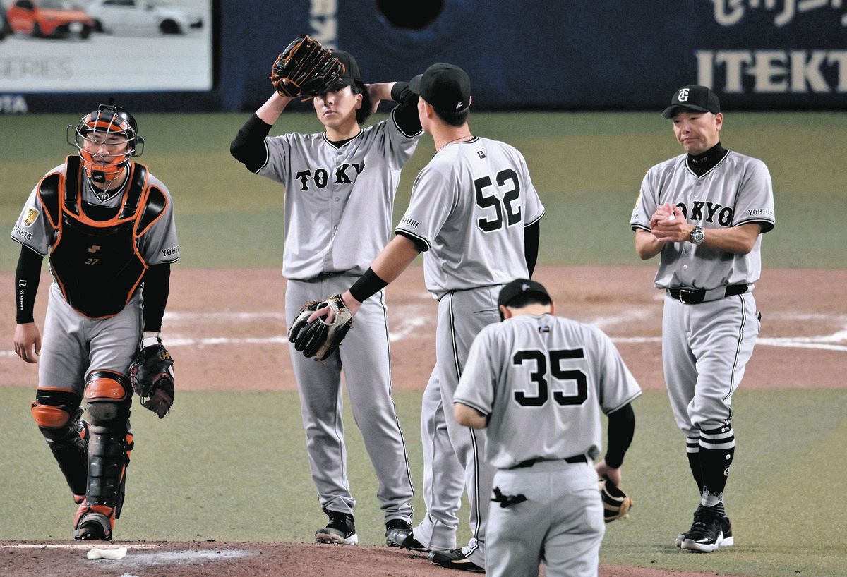 巨人・大勢、3失点で今季初黒星に「チームに迷惑」と反省 阿部監督は