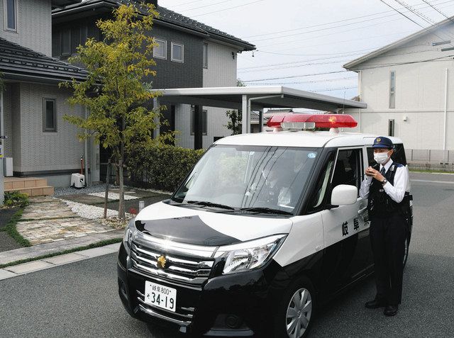 DJパトカーの効果期待 大垣署員、防犯強化エリアを巡回：中日新聞Web