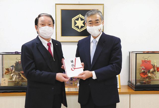 彦根市スポーツ交流施設の整備運営に１００万円 草津 千商が寄付 中日新聞web