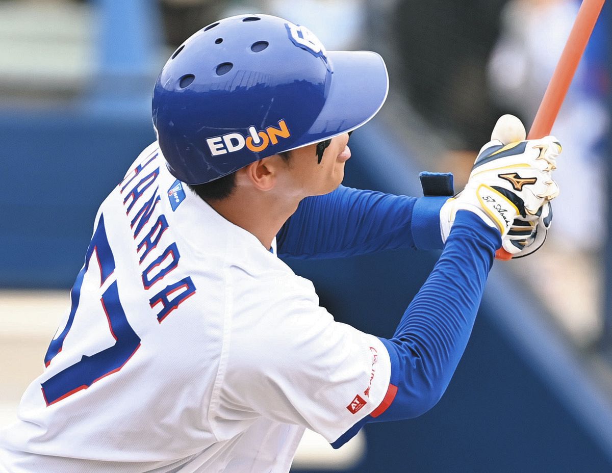 完全にぶちかましてる」花田旭、2戦連発7号！4安打の大暴れに中日 