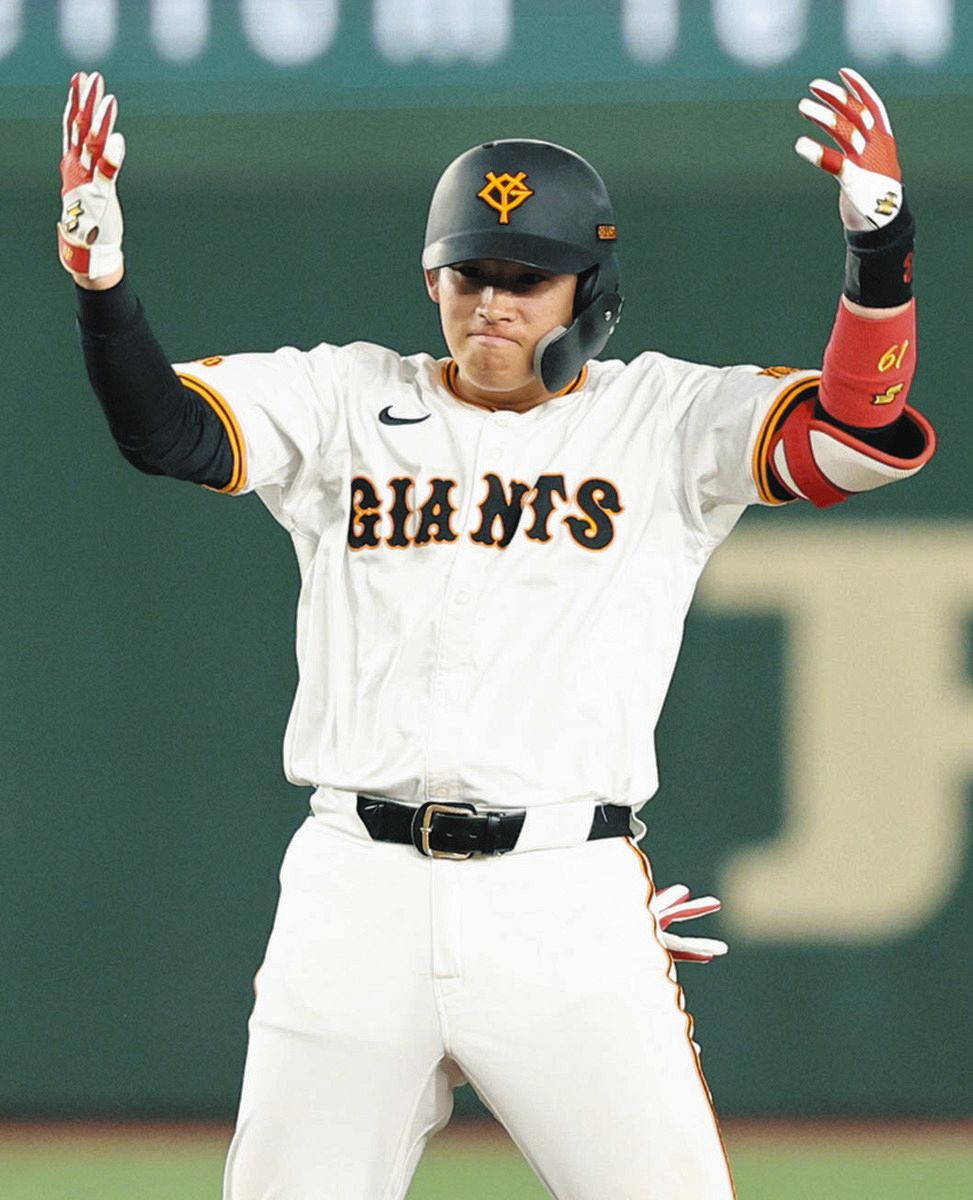 巨人・増田陸、「最高です。メチャクチャうれしい」1000日ぶり打点