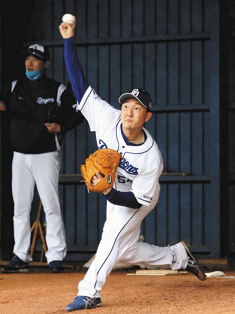 中日】藤嶋健人が新フォームで連日ブルペン「去年よりかなりいい