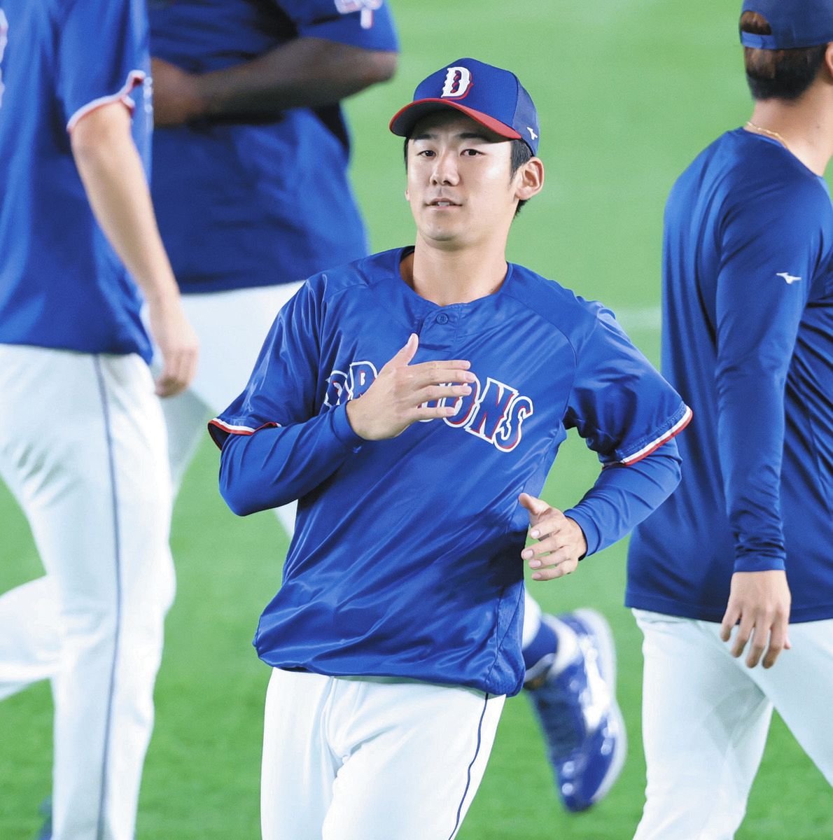 １軍に合流した尾田