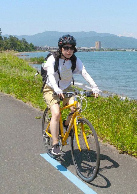 湖国の現場2021＞ ほとんど男性のビワイチ体験 初めて走ってみたら