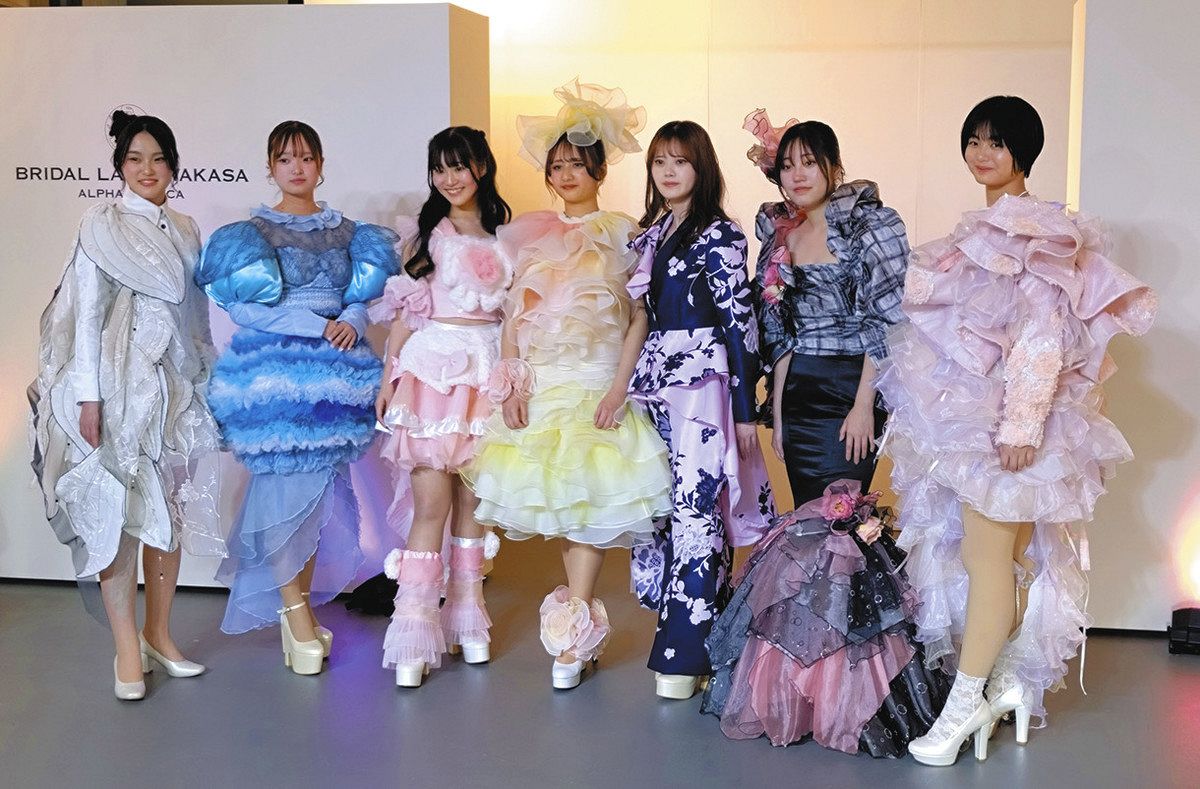 さくらいと」神楽ひよりさんらランウェイ歩く 廃棄ドレス再生