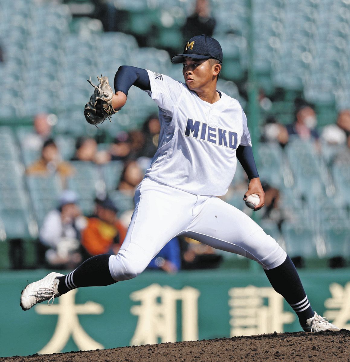 三重の背番号18・上田晴優、9回2死まで無失点 完封目前も「完投したら