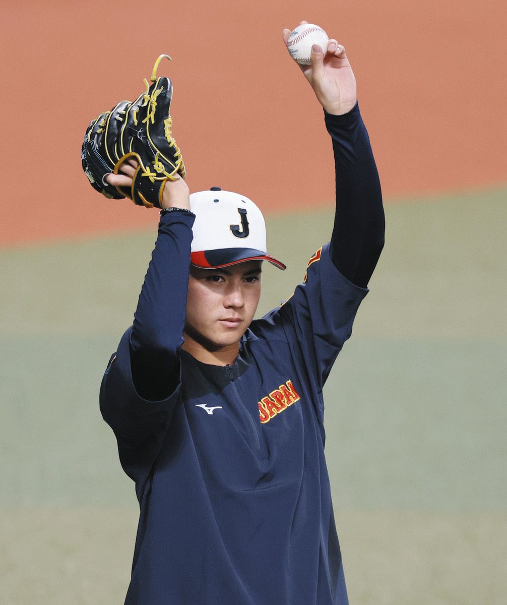 侍ジャパンに中日・金丸夢斗を追加選出「持ち味を出して全力で」：中日