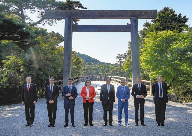 伊勢神宮　共同通信社 G7交通相会合 伊勢志摩＞ 国際理解へ高校生に大役：中日新聞Web