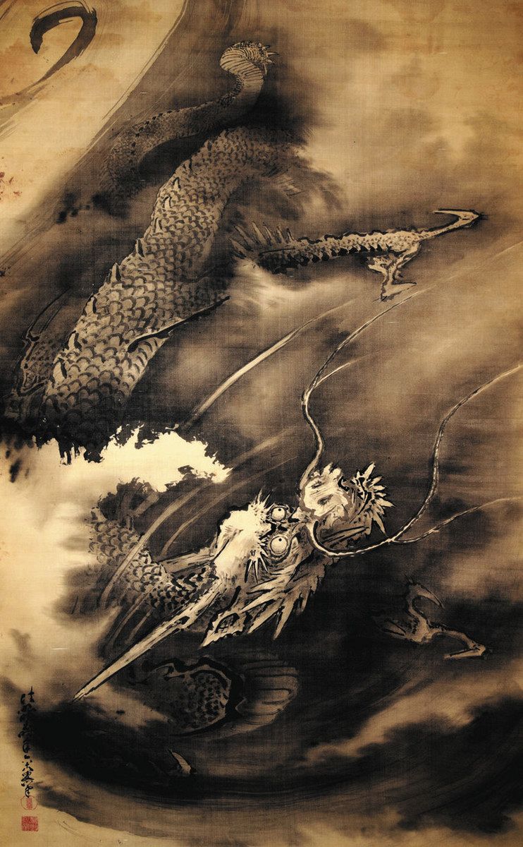 圧巻龍／原画 竜にまつわる絵画など並ぶ 彦根城博物館：中日新聞Web