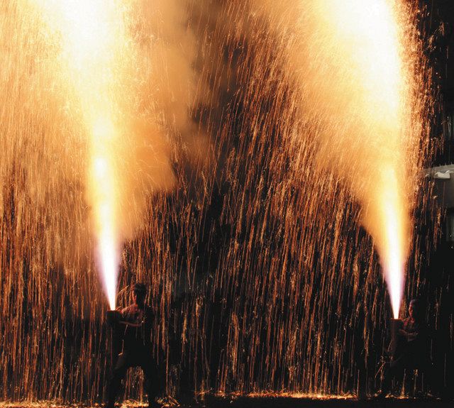 パラ聖火 手筒花火から採火 豊橋 中日新聞web