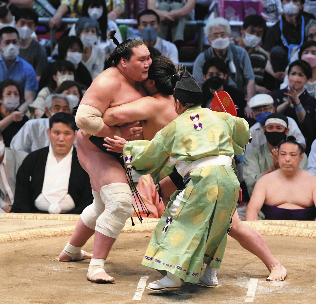 第24代 式守伊之助 證状 と本人の 写真【 大相撲 相撲 横綱 スポーツ