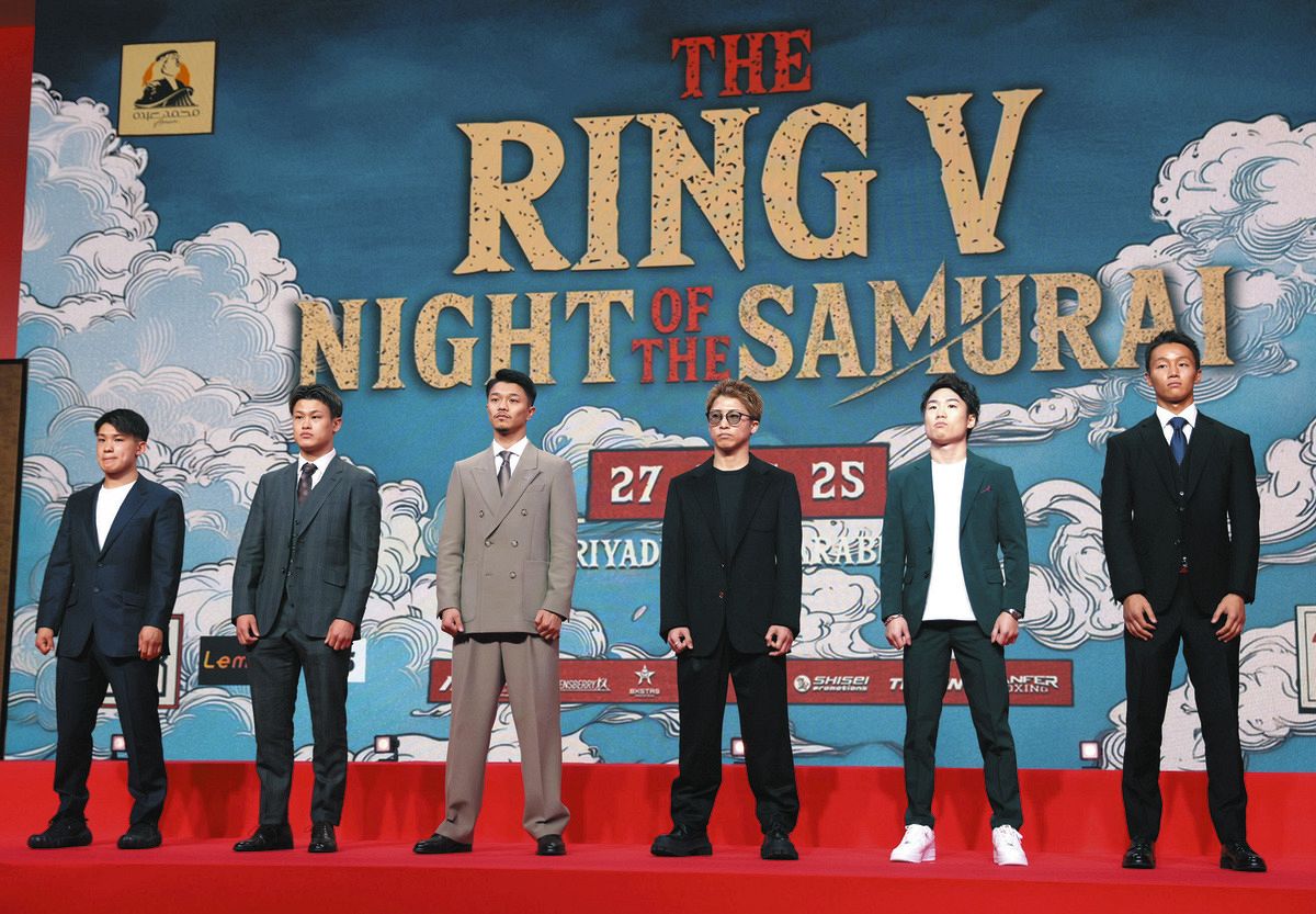 井上尚弥、中谷潤人、寺地拳四朗、堤駿斗ら豪華メンバー集結 12・27