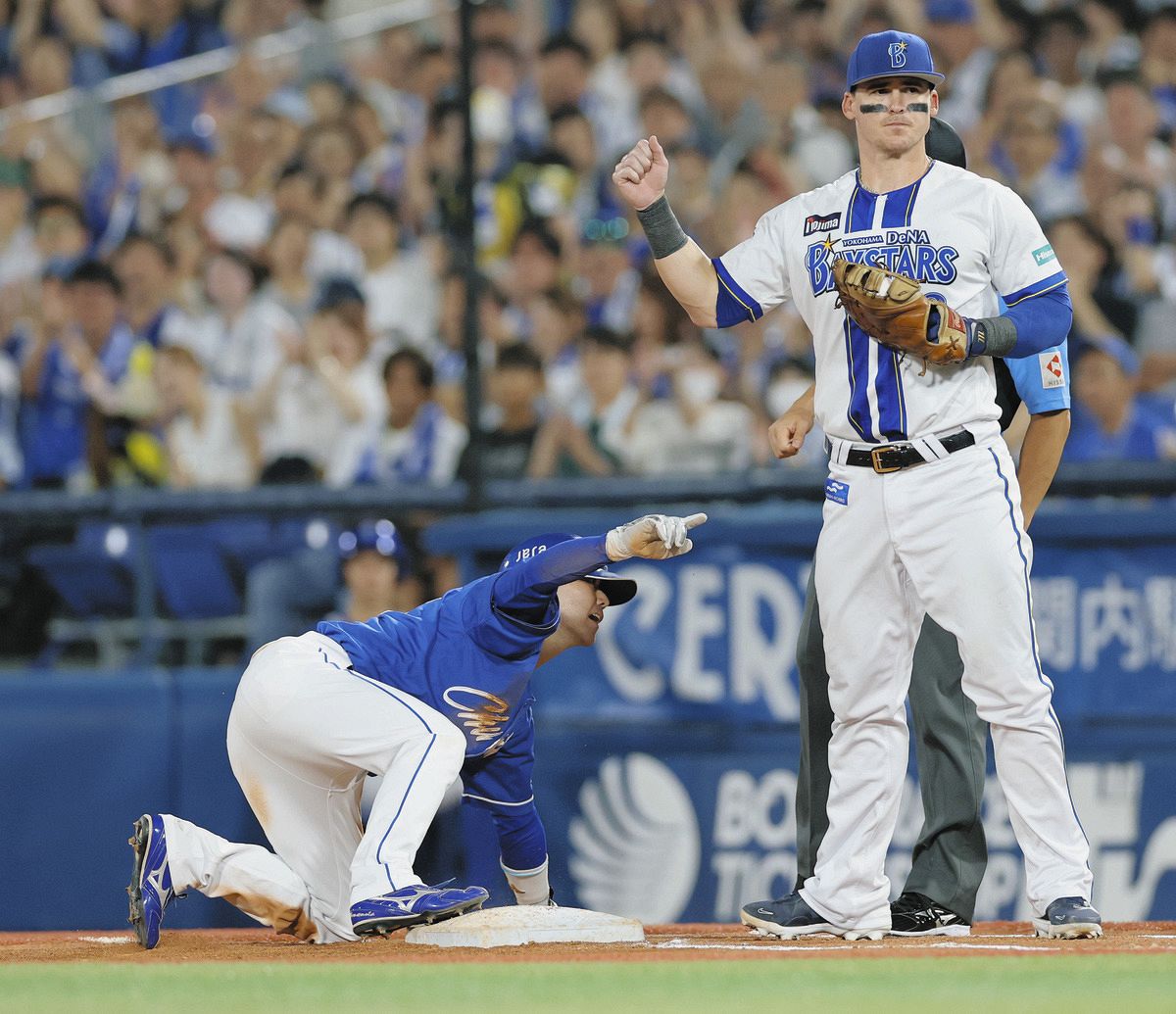 荒木雅博の目】「その姿勢は続けてほしい」4回、中日の一塁走者・山本