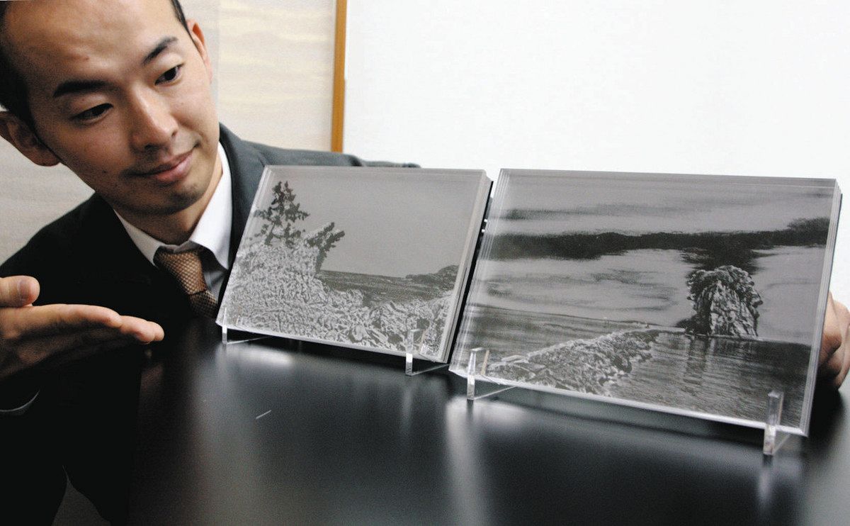 石川】アクリル板 地域も再生 コロナ禍過ぎ不要品 能登描く 金沢の企業