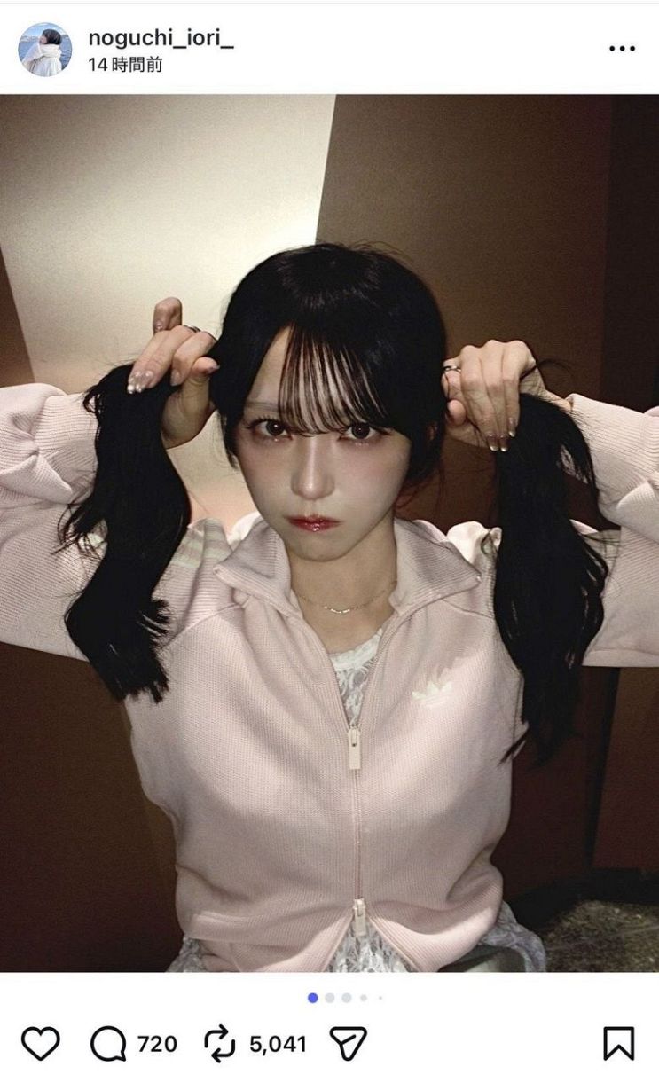 実際の投稿】野口衣織、「僕のことも両手で握って」と要望のあった