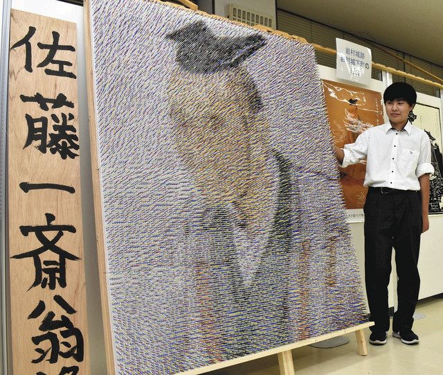 つまようじで大作アート 恵那南高生 ２万７０００本使い描く 中日新聞web