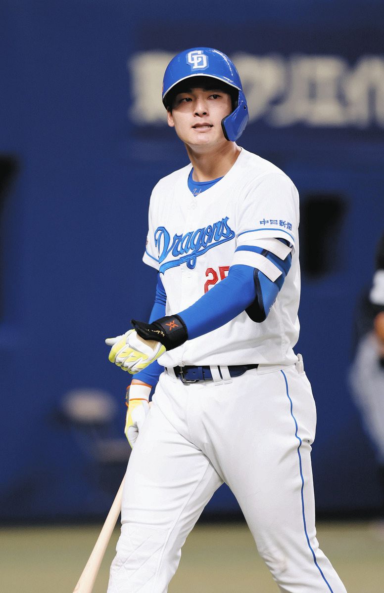 中日ドラゴンズ 石川昂弥選手 ホームレプリカユニフォーム Lサイズ 25