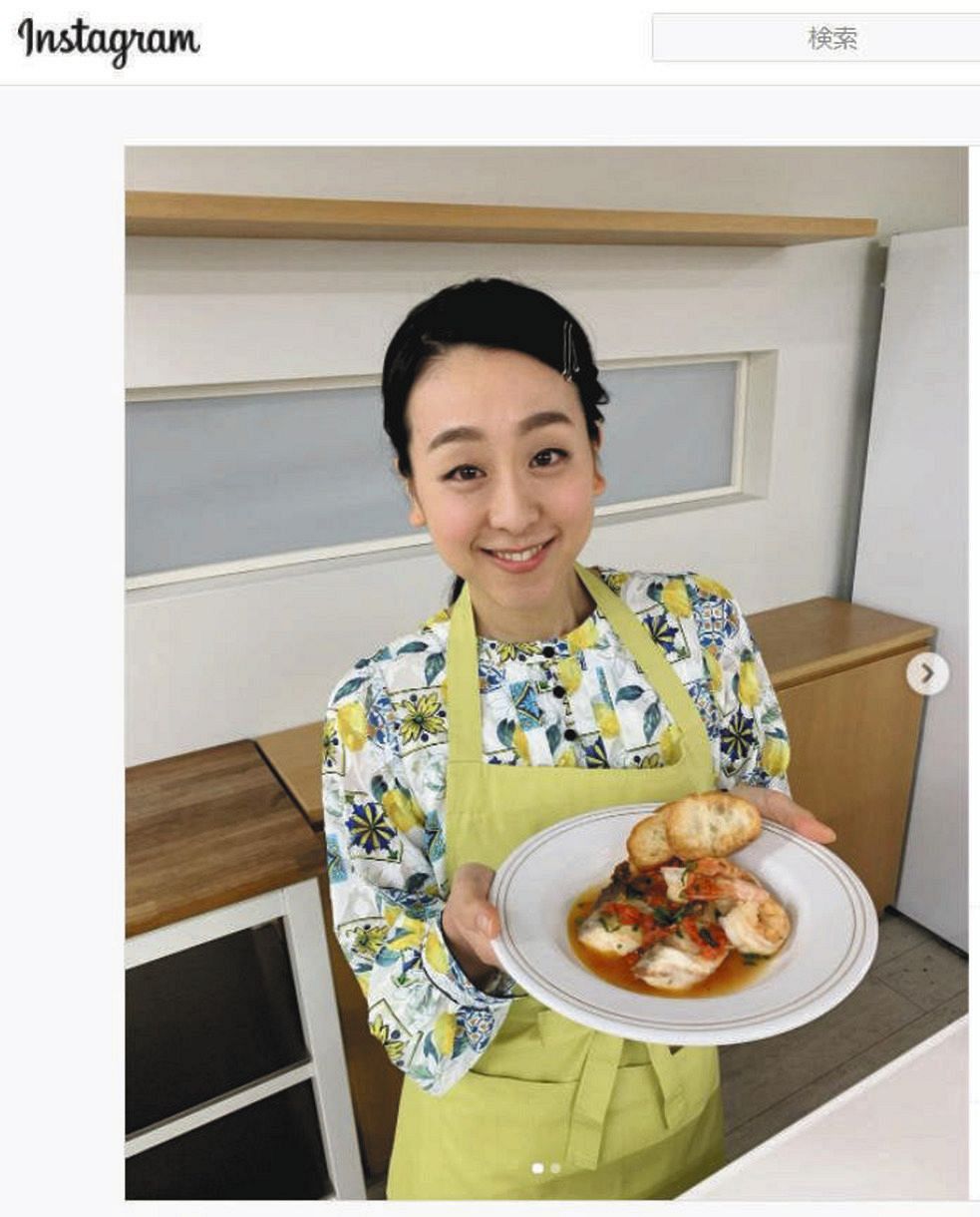 写真 浅田真央さんが作った アクアパッツア 中日スポーツ 東京中日スポーツ