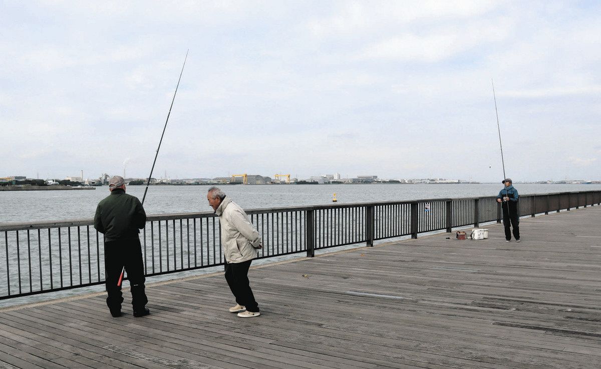 行ってみりん！見てみりん！三河＞ボードウオーク（碧南市） 散策、釣りで海とつながる：中日新聞Web