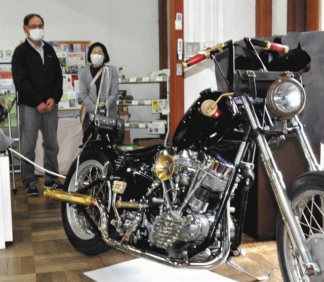 漆塗りハーレー、地元の塗師が制作 塩尻で展示：中日新聞Web