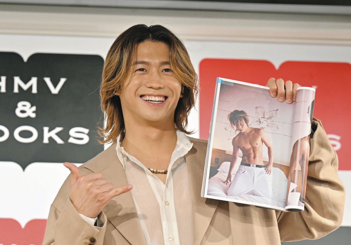 チャッピーで体脂肪6％!! FANTASTICS瀬口黎弥 2nd写真集「Lei」刊行
