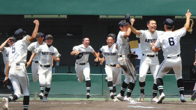 松商学園 隙与えず栄冠 高校野球長野大会 中日新聞web