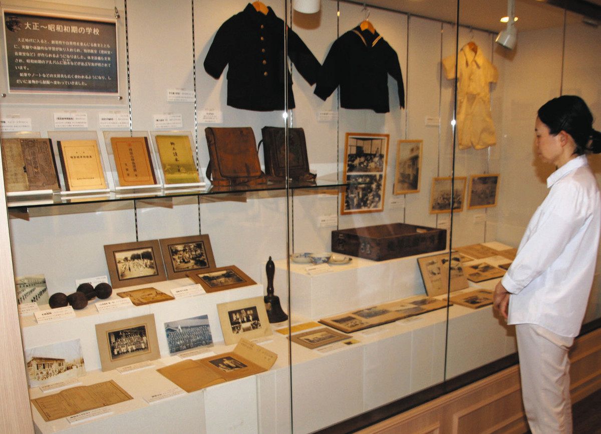 馬場っ子ら懐かしい品 くらしの博物館「金沢の小学校」回顧展