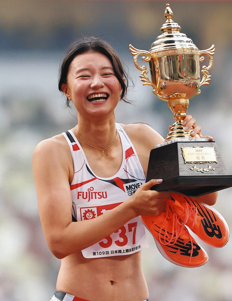 田中佑美、女子100メートル障害で初V 2位の中島ひとみとは0秒003差の大