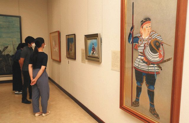 家康の初陣雄姿も 大垣出身の歴史画家・故守屋多々志さん企画展：中日