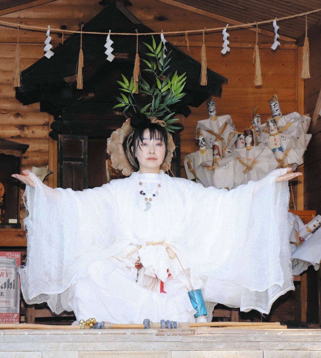 わら人形供え一年の安寧願う 安曇野で風神祭り：中日新聞Web