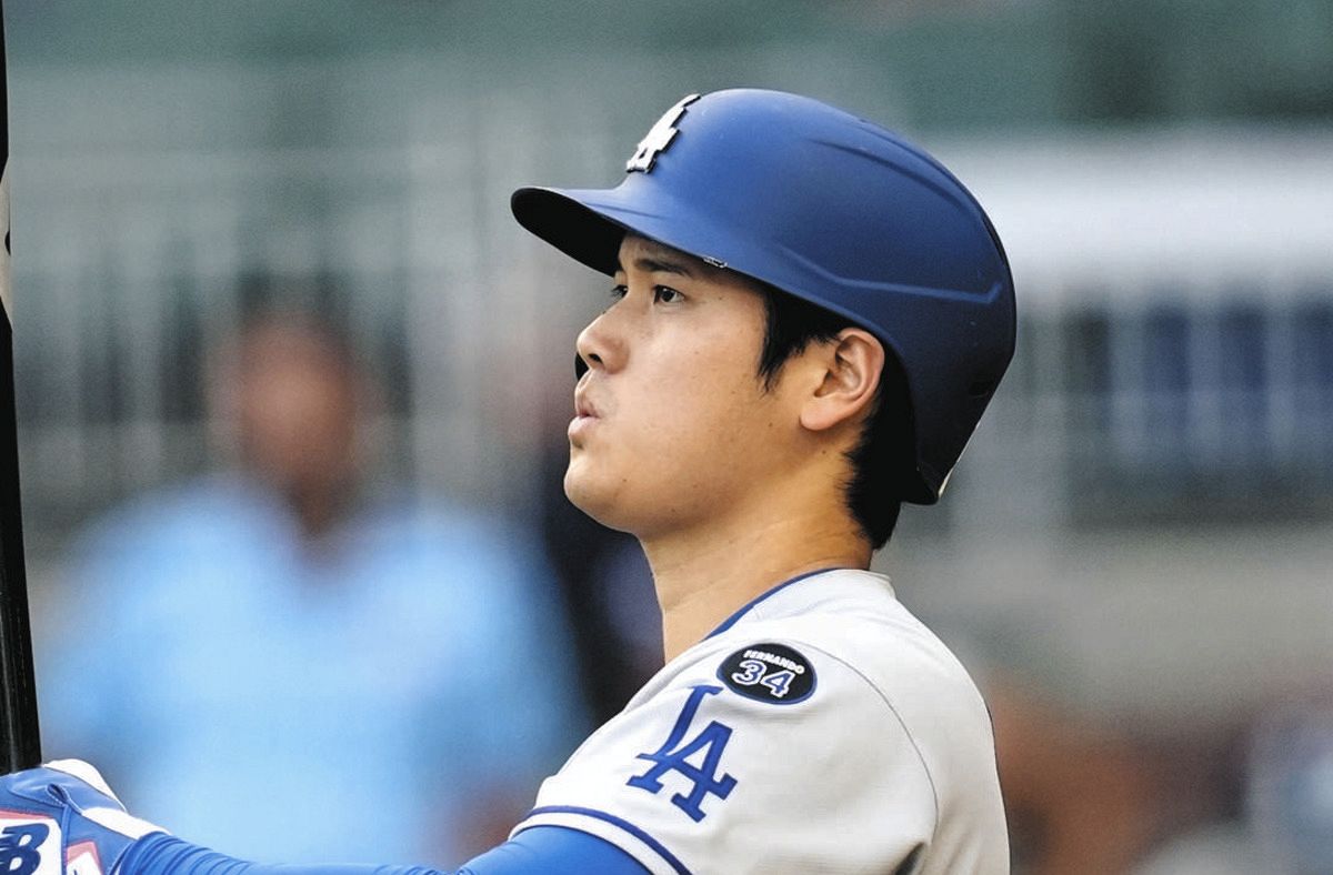 ドジャース大谷翔平、3戦ぶり8号 ブレーブス戦で3回に勝ち越し