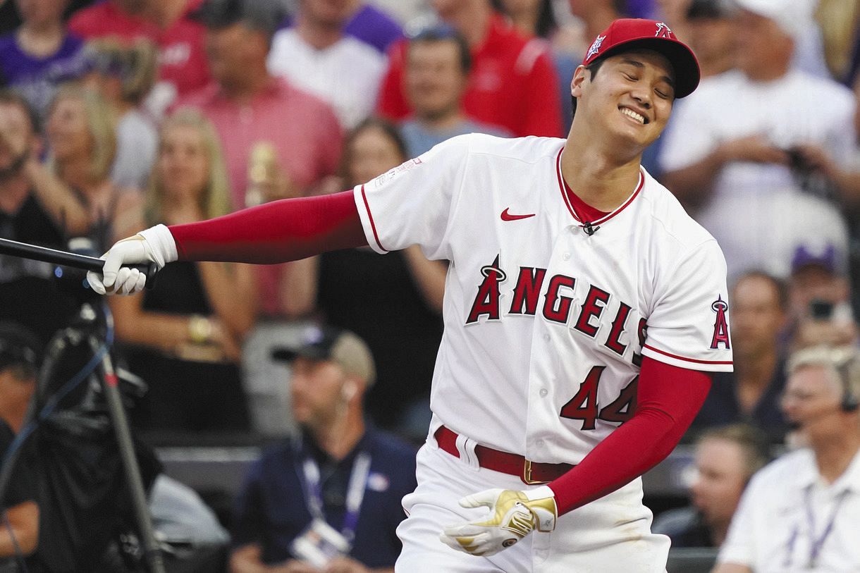 MLB】大谷翔平「疲れました。雰囲気も楽しめました」ホームランダービー再延長の末に１回戦敗退にも笑顔：中日スポーツ・東京中日スポーツ